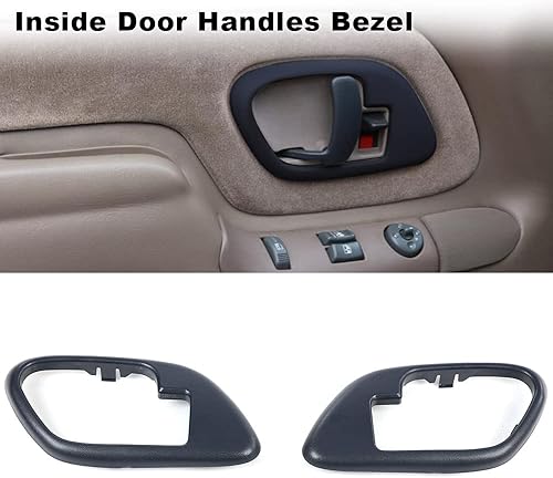 Miniatura 2 de Biseles para manija interior de puerta compatible con Chevy Tahoe C1500 K1500 C1500 C2500 K1500 1995-1999apto para GMC Suburban 1995-1999apto para