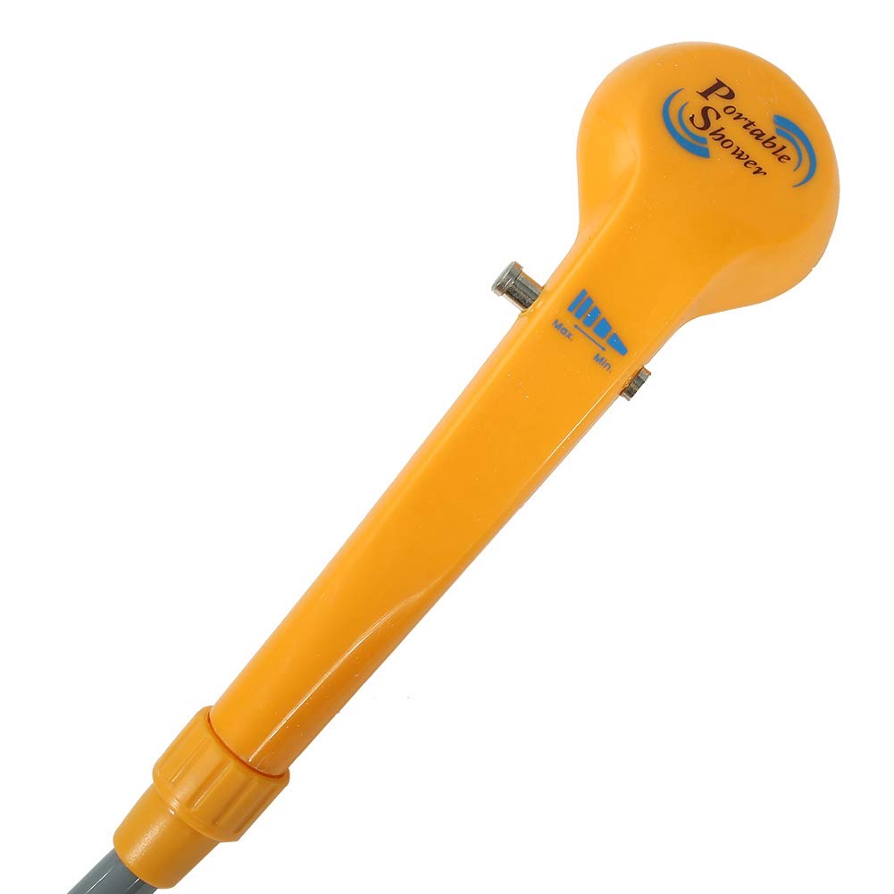 Cocoarm doccia da campeggio con pompa sommergibile, 12 V, set d'auto, adattatore, doccia da giardino, ventosa e gancio, per esterni, pompe a spruzzo d'acqua, ugelli