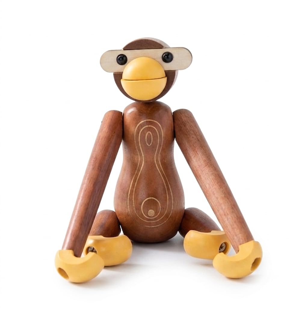 Wooden Monkey Mobile Stand | Adjustable, Desk Phone Holder-picture-12