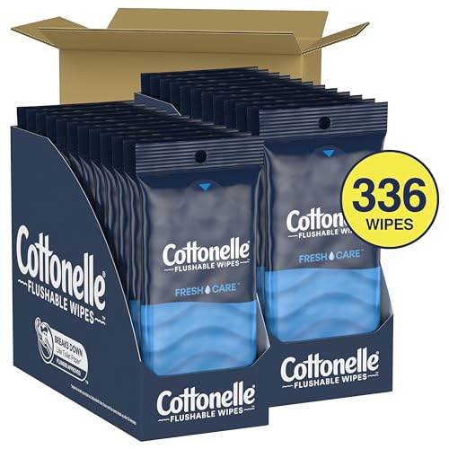 Cottonelle Fresh Care On-The-Go Flushable Wet Wipes