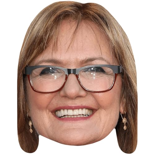 Nancy Lenehan (Glasses) Mascaras de Personajes Famosos, Caras de Carton