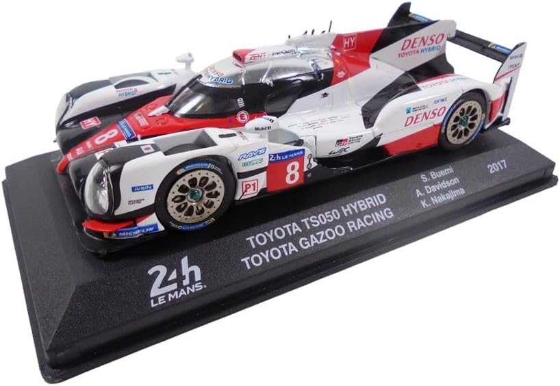Collectible Miniature car 24H LE Mans 1/43 Compatible with Toyota TS050 Hybrid GAZOO Racing 2017 - ALA41