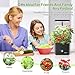 Indoor Garden Growing Systems Self-Watering Plant Pot Smart Gardening System with 17 Watts LED Grow Light Auto Timer Gardening Plant Gifts for Dad Mom Plant Pot for vegetables herbs(No Seeds&Soil)