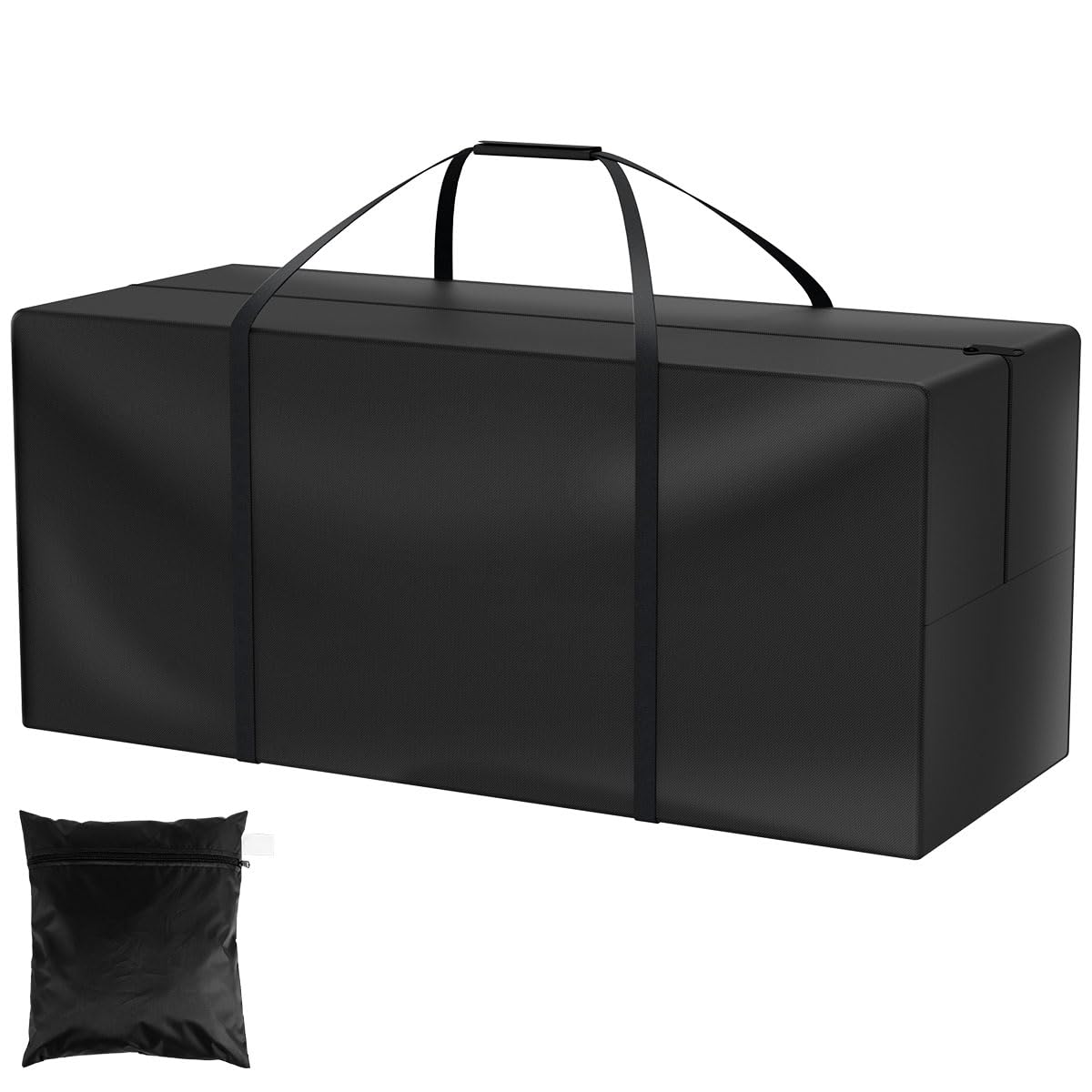 QINGLANG 2 Pcs Extra Large Garden Furniture Cushion Storage Bag 173x76x51cm Heavy Duty 210d Oxford Cloth Waterproof Christmas Tree Storage Bag with Handle and Zipper Outdoor Cover for Patio Furniture