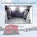 EHWI Camping Shelters Fishing Tent Top Storage Net, Thermal Tent Overhead Organizer Mesh Hammock for Outdoor Ice House Roof(28