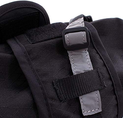 Back on Track Hunderegenmantel gefüttert 21 cm schwarz