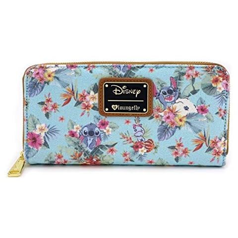 Loungefly x Stitch Tropical Floral Wallet Cover