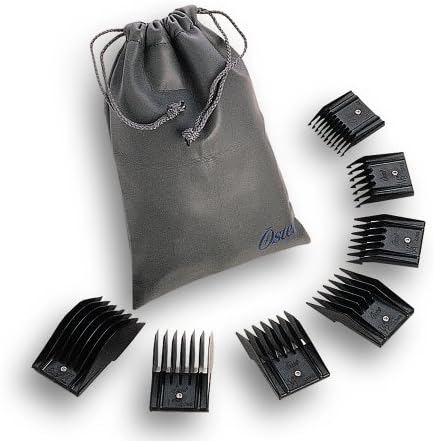 Oster Universal Comb Attachment Blade Guard 7-Piece Set, Size # 0, 1, 2, 4, 6, 8, 10 for Oster Professional Clippers
