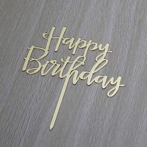 Aminjie MJ-A0081 Happy Birthday Cake Topper, Birthday Party Decorations thumb #4