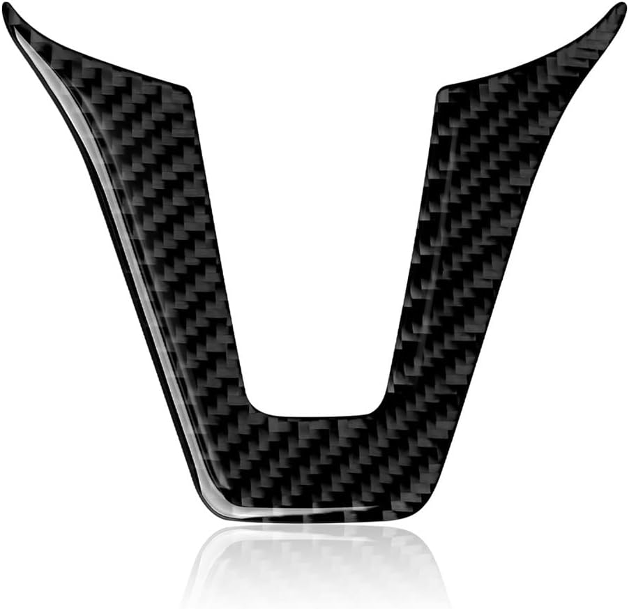 Car Steering Wheel Chin Sticker Carbon Fiber Decoration, for Mercedes-Benz, for C Class W205 2015-2019, for GLC X253 2016-2018 Car Steering Wheel Sticker