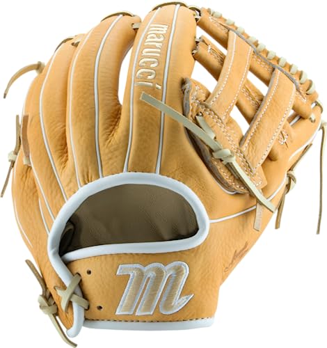 MARUCCI Acadia M Type V2 45A3 Baseball Glove, 12.00', H-Web, Right Hand Throw, MESA/Camel