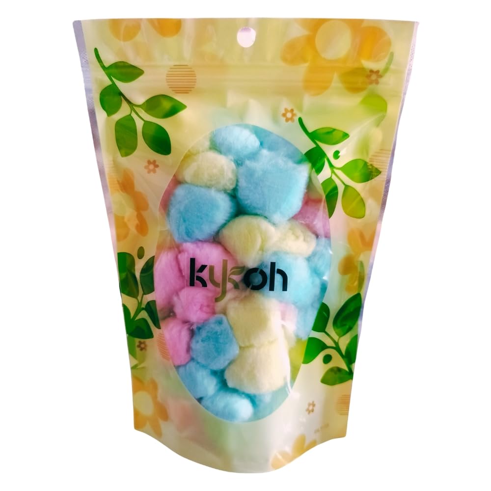 Kykoh Cotton Ball for Eye, Face Makeup and Nail Paint Remover (Pack Of 50)-picture-43