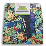 Fat Quarter 100% Cotton for Sewing Crafts - 18 x 21 Inches (Ninja Turtles)