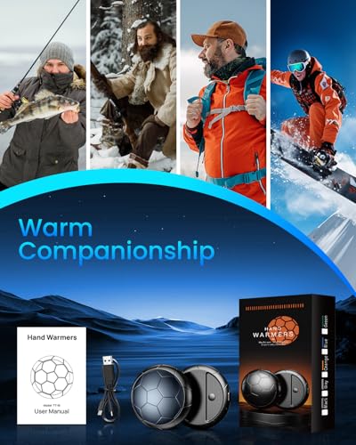 Chauffe-mains rechargeables AJVV chauffage de poche 20h pour le froid