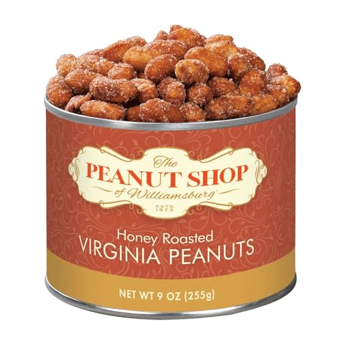 The Peanut Shop of Williamsburg Honey Roasted Virginia Peanuts Peanuts,