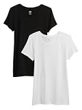 Womens 2-Pack Crewneck Favorite Tee T-Shirt