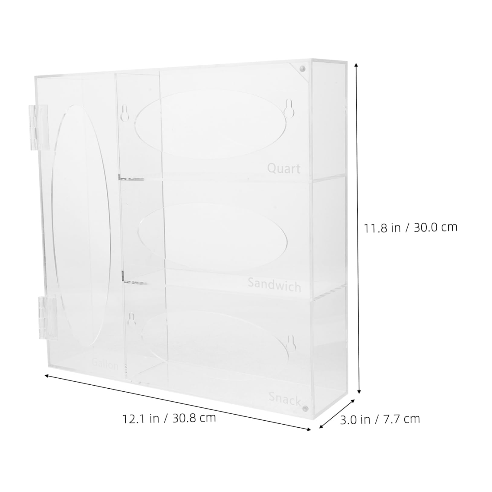 Veemoon 1 Juego Caja para guardar guantes dispensador de guantes porta máscaras para pared dispensador de montaje en pared contenedor de máscara Acrílico Transparente