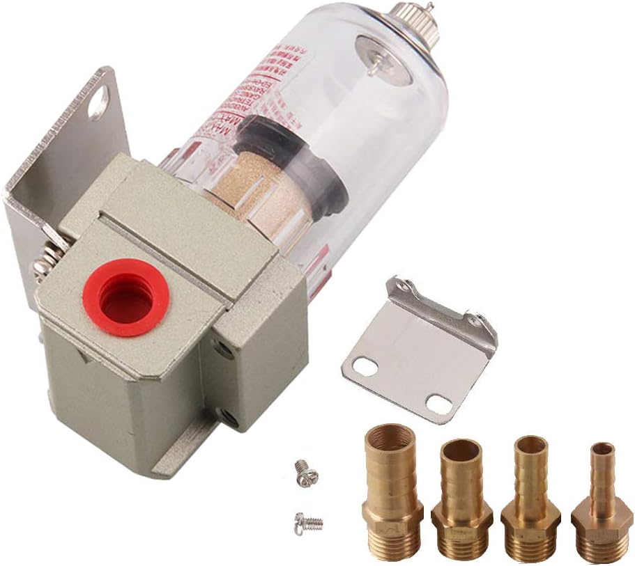 TONGXU Universal Engine Oil Separator Catch Reservoir Tank Filter Impurities in Car Accessories with Connector Tube 6mm / 8mm / 10mm / 12mm