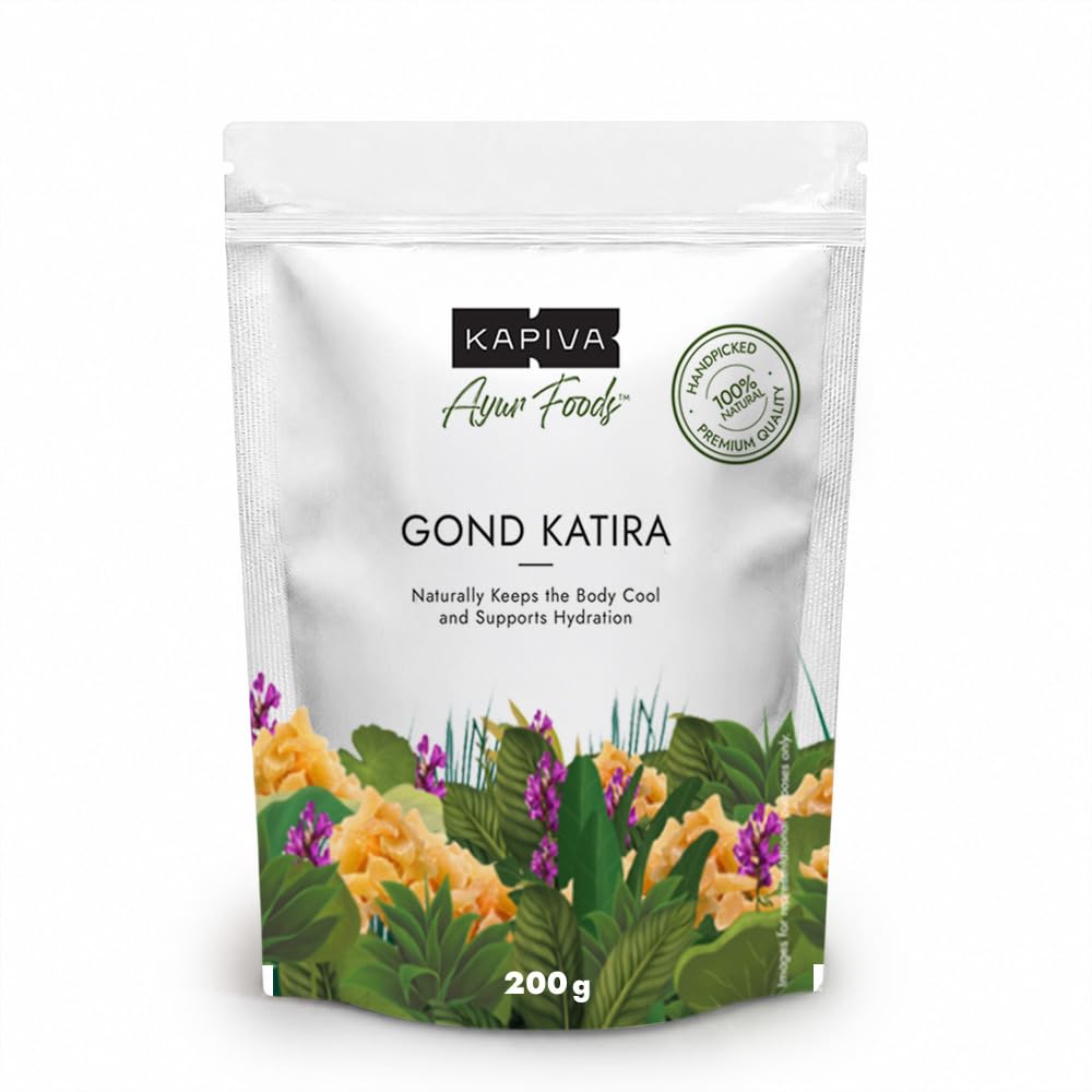 Kapiva Gond Katira 200g | Edible Tragacanth Gum | Natural Cooling Agent for Drinks & Desserts | 100% Pure & Handpicked-picture-27