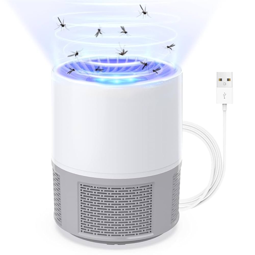 Amazon | 電撃殺虫器 蚊除け 360°強力 蚊取り器 コバエ取り uv