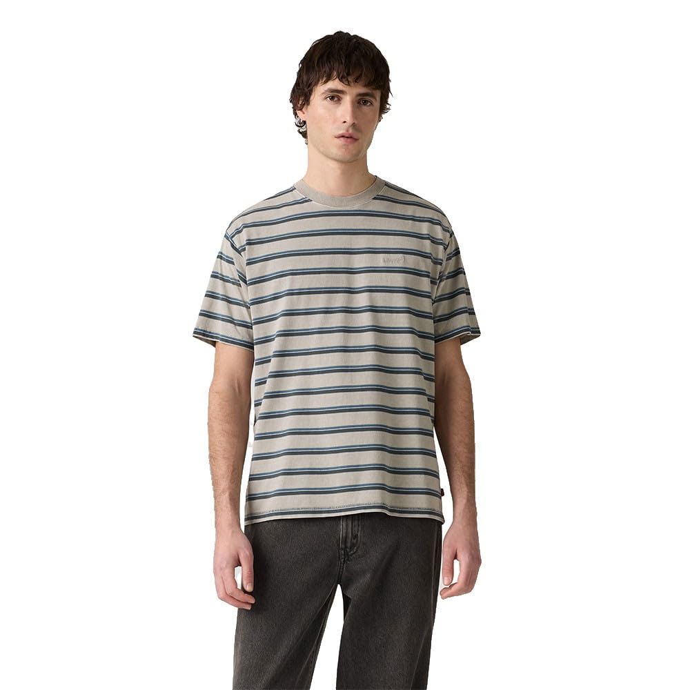 Red Tab Vintage Tee Martin Stripe Dark S