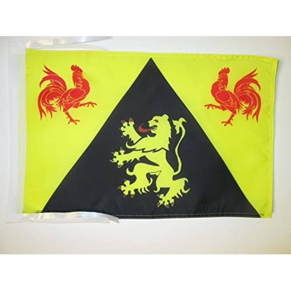 AZ FLAG - Province of Walloon Brabant Flag - 18'' x 12'' - 100% Polyester Waals-Brabant Small Banner with Two Cords - Fade Resistant - Vivid Colors - 18x12 in - 45x30 Cm — image 1