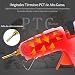 E·Durable Pistola Silicona 60w~100w con 15 Barras 19cm Metal Nozzle Cola Pistola...