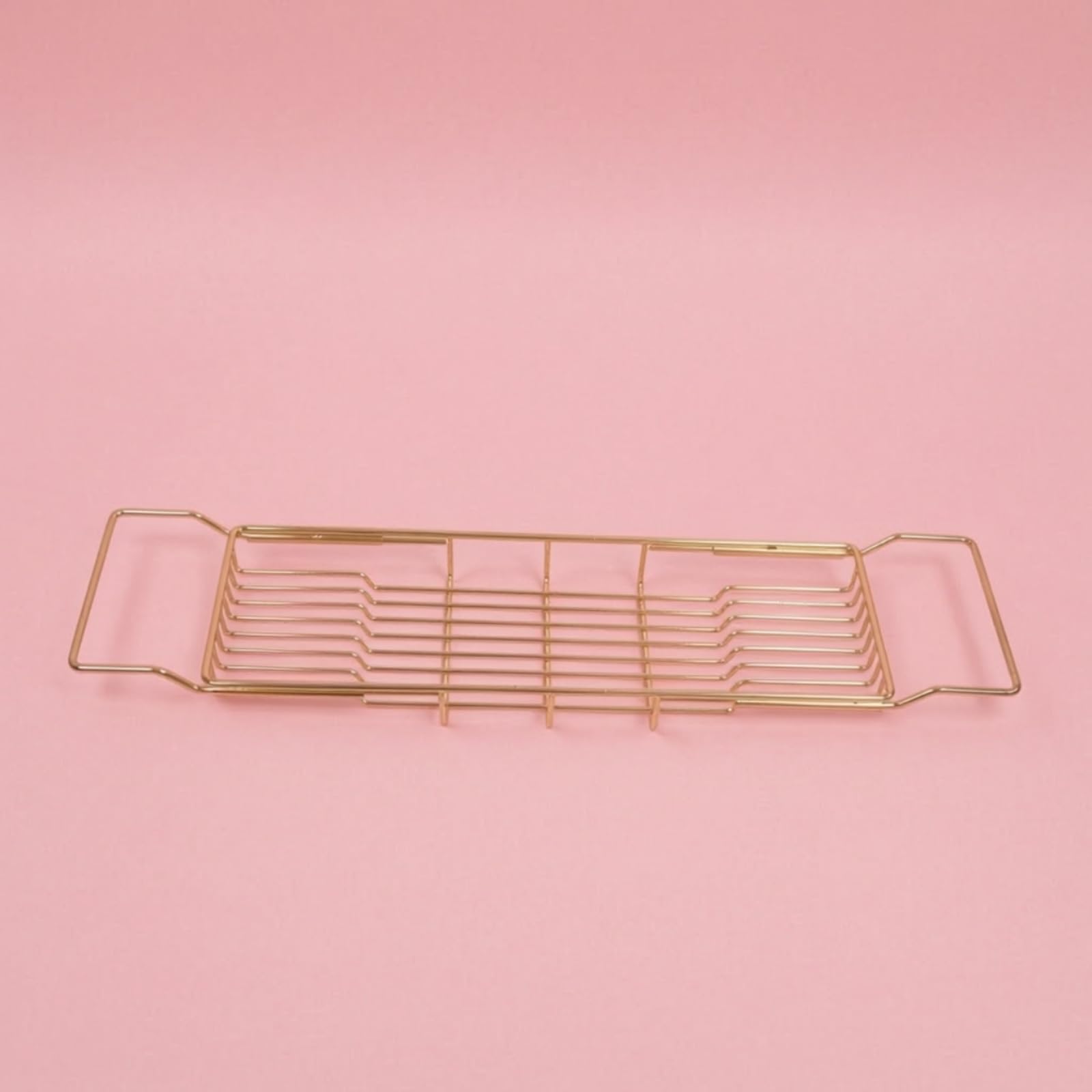 F Fityle Estante de Baño Bandeja de Bañera Organizador Rejilla Soporte de Acero Inoxidable 304 Expansible para Mantener Artículos a Mano y Secos Adecuado para, Style to 3
