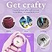 BeCraftee Crochet Hooks Kit - 31 Piece Set with 9 Ergonomic Hook Sizes, 6 Yarn Needles, Additional Knitting & Crochet Supplies and Carrying Case﻿