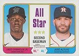 2023 Topps Heritage #333 Jose Altuve/Jazz Chisholm Jr. Houston Astros/Miami Marlins Baseball Card - GotBaseballCards