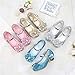 YOSICIL Zapatos de Lentejuelas Niñas Princesa Zapatos de Tacón Antideslizante Zapatillas de...