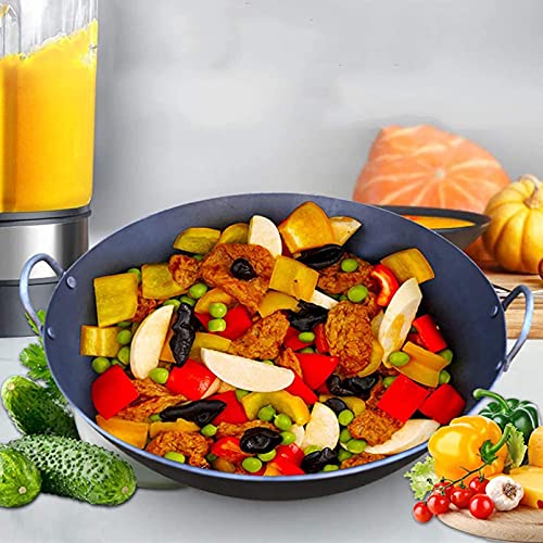 Wok grande de hierro fundido 55 cm miniatura 2