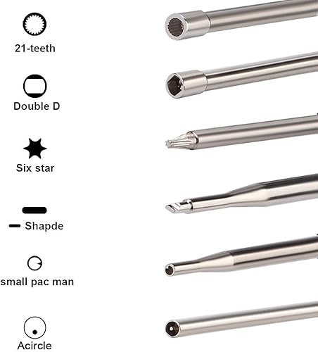 Miniatura 5 de HIPA Paquete de 12 herramientas de ajuste de carburador kit de ajuste de carburador para motor pequeño de 2 ciclos para motosierra Poulan Husqvarna