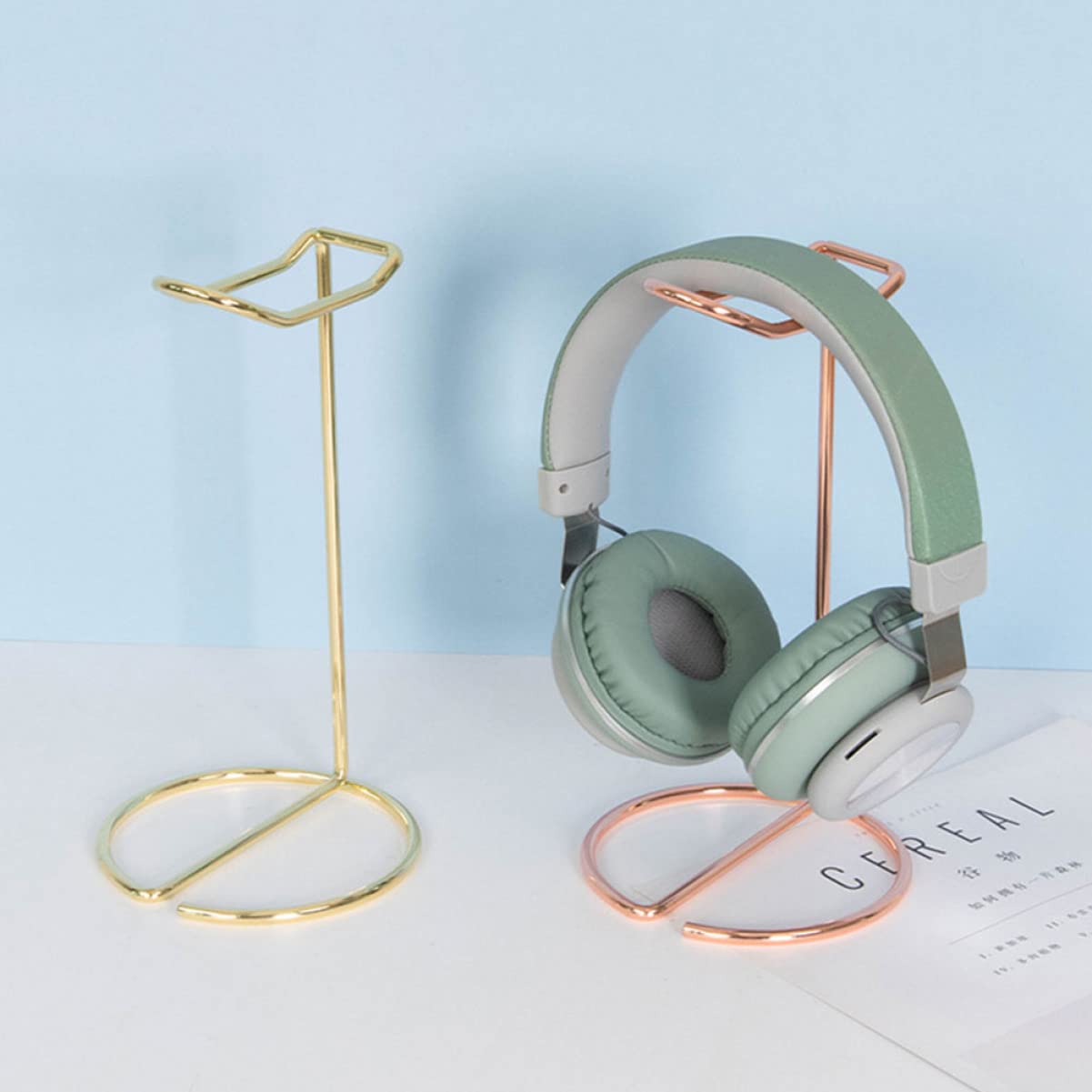 EXCEART 3pezzi Supporto Per Cuffie Leggera Da Scrivania Design Portatile Per Ufficio e Casa Semplifica Organizzazione e Risparmia Spazio Compatibile Con Tutti Modelli Di Cuffie