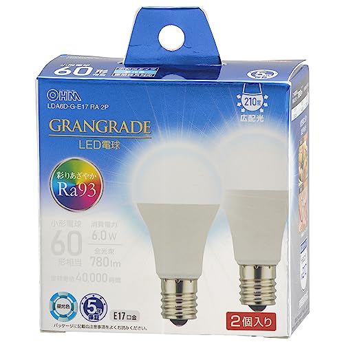 I[(OHM) d@ LEDd` E17 60`/60W F Ra93F Ή fMގ{HΉ ~jNvg` 5Nۏ 2 LDA6D-G-E17 RA 2P 06-5568