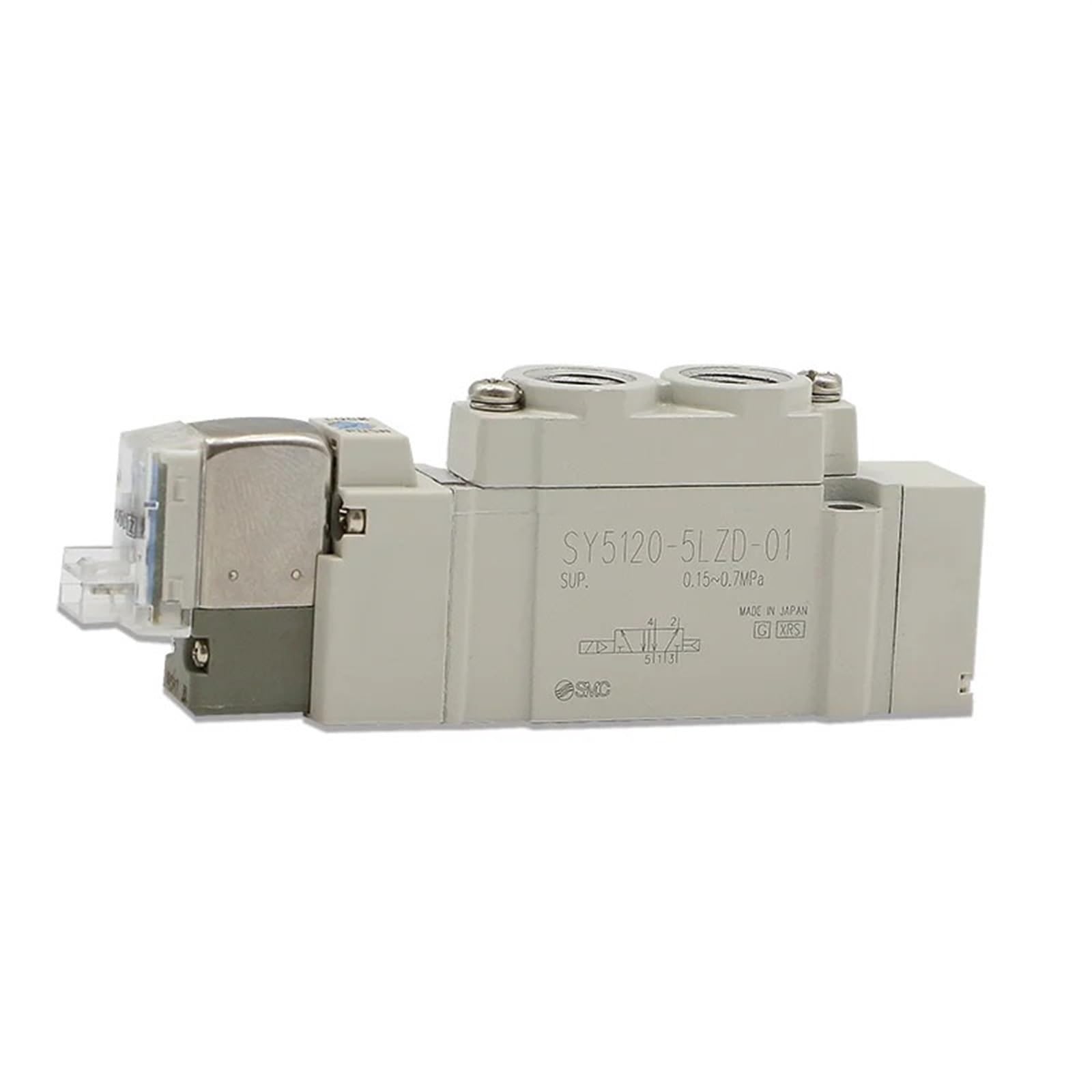 SY3120 SY5120 SY7120 3LZD 4LZD 5LZD 6LZD M5 01 02 válvula solenoide componentes neumáticos válvula solenoide automatización válvula(SY7120-4LZD-02)