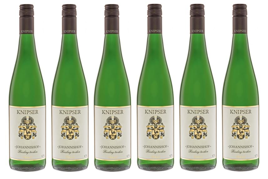 6x 0,75l - Weingut Knipser - Johannishof - Riesling - VDP.Gutswein - Qualitätswein Pfalz - Deutschland - Weißwein trocken
