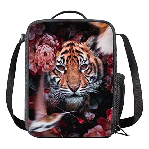 SEANATIVE Fiambrera con diseño de pájaro de tigre Cover