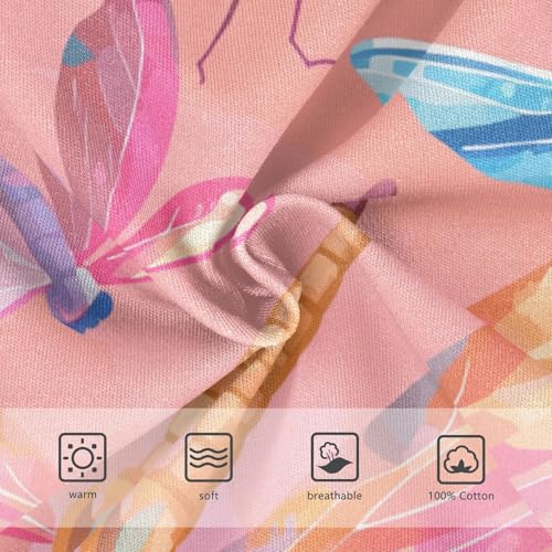 KLL Dragonfly Pattern Illustration Toddler Boy Pure Cotton Nighttime Underwear Cute Children Undies3