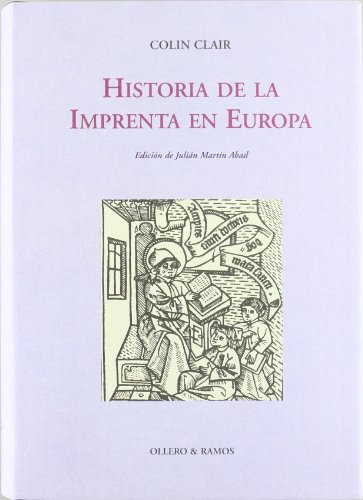 Historia de la imprenta en Europa (SIN COLECCION)