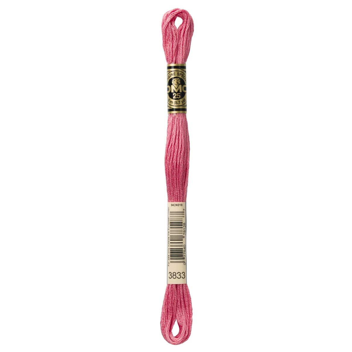 DMC Embroidery Floss Mouline Stranded Cotton Thread for Hand Embroidery and Sewing - Colour No: 3833-5 x 8m Skeins โ image 1