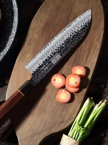 HOSHANHO Santoku Messer 18cm Kochmesser, Ultra Scharfes Santokumesser – Ansicht 6