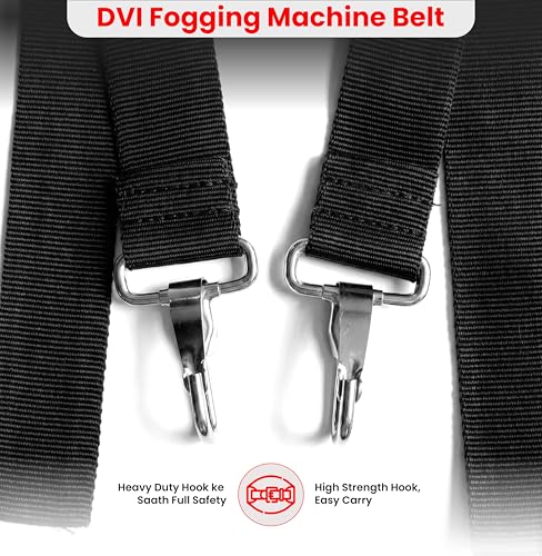 Image of DVI Heavy‑Duty Adjustable Fogging Machine Belt - Premium Nylon Strap with High‑Strength Metal Hooks, Fits All Fogging Machines for Safe & Easy Carry