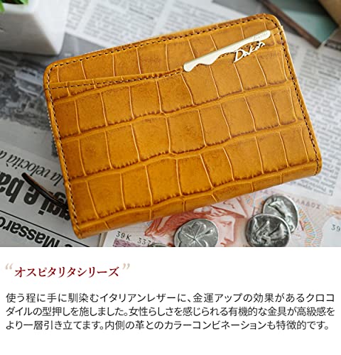 Portefeuille à deux volets Dakota DA-30631 en cuir véritable compact