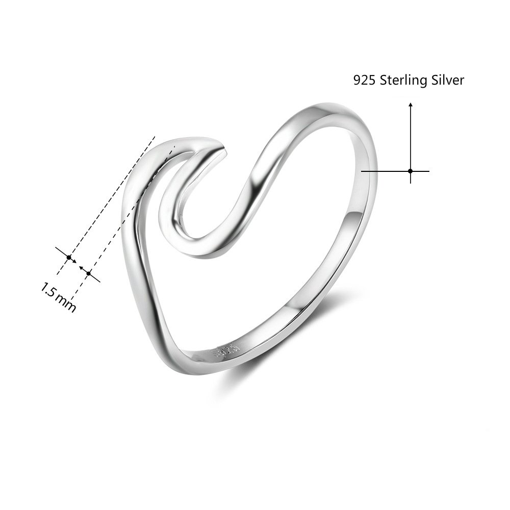 static co., ｜WAVE (silver) Silver-Cross-Wave-Charcoal-