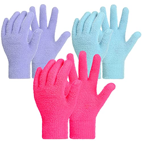 3 paia di guanti idratanti infusi con aloe spa guanti idratanti idratanti screpolati per mani secche durante la notte pelle screpolata
