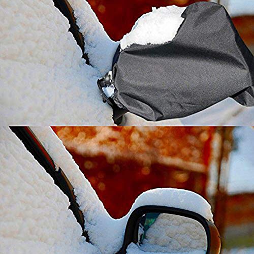 image for SYITCUN 2Pack Huge Auto Side 16x15 inch Mirror Protect Cover Snow and 