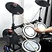 Aestivate Mini Mute Drum Small Dumb Drum Practice Drum with Suction Cup Stand 180° Angle Adjustment Drum practice kit (Silver)
