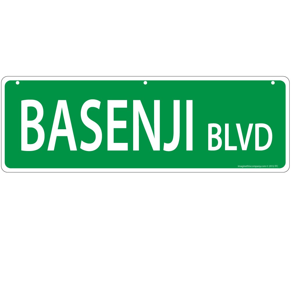 Basenji Street Sign
