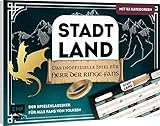 Stadt, Land, das inoffizielle Spiel für Herr der Ringe-Fans – Der Spieleklassiker für alle Fans von Tolkien: Der ultimative Stadt, Land, Fluss-Block mit 52 Kategorien aus der beliebten Fantasy-Reihe